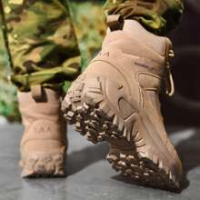Men's Outdoor Hiking Shoes, Professional Training Shoes, Breathable Fabric Athletic Sneakers, Anti-Slip Outdoor Shoes, Boots, High-Top Boots, Outdoor Hiking Boots