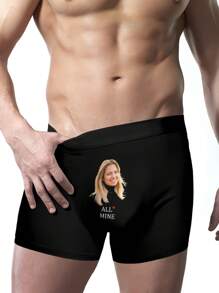 Custom Men's Boxer Shorts With Face – Personalized Funny Underwear For Boyfriend, Husband, Or Him – Unique Gift For Valentine's Day, Birthday, Anniversary, Or Holiday – Cute, Adorable, Colorful Novelty Briefs (XS-3XL)