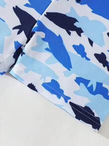 Conjunto de 2 piezas de traje de baño para niños, pantalones cortos y camiseta para natación de niños pequeños ropa de playa