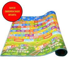 Tapete de Atividades Térmico 120cm x 90cm Infantil Emborrachado Educativo bebê criança