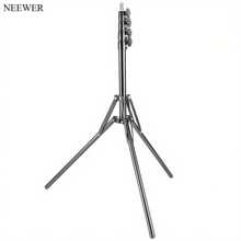 NEEWER NEEWER Trépied pliant de 1,5 m/59,06 pouces pour diffusion en direct mobile, support de lampe d'appoint, support de lumière circulaire anti-pliage, équipement extérieur, support de sol