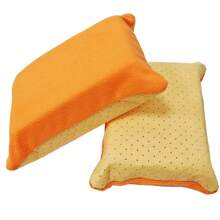1pc Cleaning Sponge, Scouring Pad, Square Dishwashing Cloth, Basic Dishwashing Cloth, Sink Or Stove Fabric, Washable Antibacterial Brush, Kitchen Supplies, Kitchen Cleaning Tools. Suitable For Kitchen, Bathroom, Glass