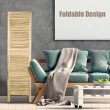 Room Dividers And Folding Privacy Screens,  Easy To Move And Freestanding, For Room Partition - Khaki - View 5