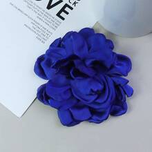 1pc Korean Big Fabric Rose Flowers Brooches Jewelry Cloth Art Orsage Lapel Pin Badge Shirt Collar Gifts For Women Accessories - Flower - View 6