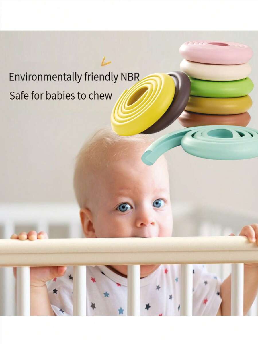 1 Pc L Type 2-Meter Anti-Collision Strip For Infants, Babies, Children, Tables, Window Sills, Stairs, Anti-Collision Protection Strip