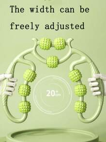 1pc Leg Massager Device, Leg Roller Slimming Body Shaper With 9 Massage Wheels For Calf Muscle Relaxation And Fitness Gym Accessories