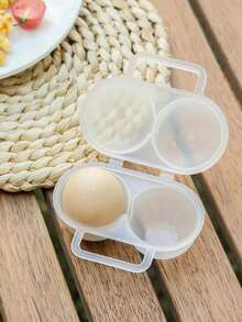 1/2pcs Portable Shockproof & Shatterproof Egg Holder Box, Suitable For Easter, Everyday Use, Outdoor Travel Egg Storage Tray - Multicolor - View 7