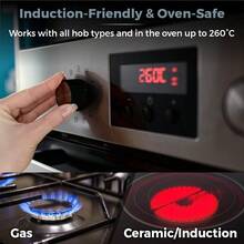 POSH  Freedom   7 Piece Cookware Set With Ceramic Coating, Stackable Design And Detachable Handle, Graphite, Aluminium, Black - Cerasure 7pc Cookware Set - View 8