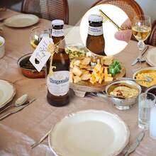 20 قطعة فتاحة زجاجات بشكل مفتاح هيكل عظمي قديم مع أكياس أورجانزا وبطاقات شكر وحبال الخيش والسلاسل ، هدايا زفاف مثالية وهدايا لحفلات استحمام الطفل للضيوف