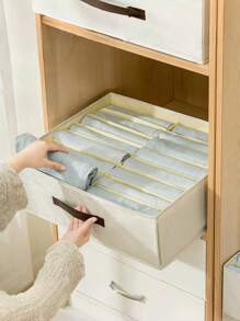 1 szt. 16 kratek, spodnie/ubrania, rozdzielacz, pudełko do przechowywania, pudełko do przechowywania bawełny i lnu, pudełko do organizacji ubrań, pudełko do przechowywania szuflady szafki garderoby