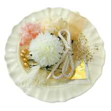 Imperdible de tela de agua con moño para kimono y yukata, 2 colores: rosa y morado