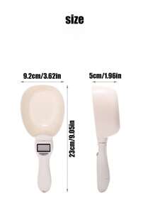 1pc Pet Food Scoop, Electric Dog/Cat Food Scale With Detachable Measuring Cup And LED Display, Pet Food Weighing Scale