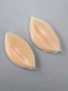 1 Pair Silicone Bra Inserts Clear Enhancers Invisible Push-Up Breast Pads, Waterproof Intimates Accessories - Multicolor - View 9