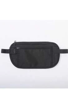 Travel Money Belt - Slim Passport Holder RFID Blocking Travel Pouch To Protect Cash, Credit Cards And Travel Documents Storage Bag