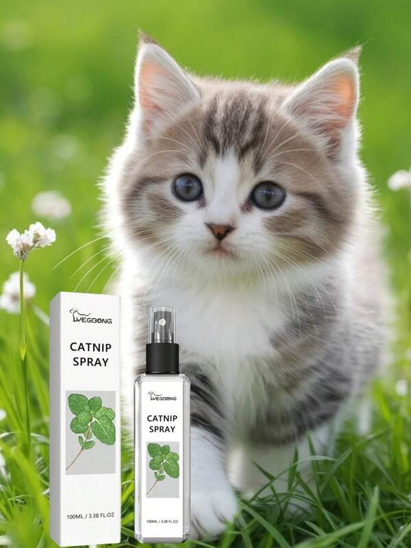 Cat Catnip Spray, Relieve Cat's Anxiety & Boost Pet Vitality, Healthy Care Mist