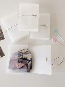 Foldable Multi-Pocket Card Album, 3 Inch Idol Fan Card Collection Book, Daily Card Holder - Multicolor - View 6