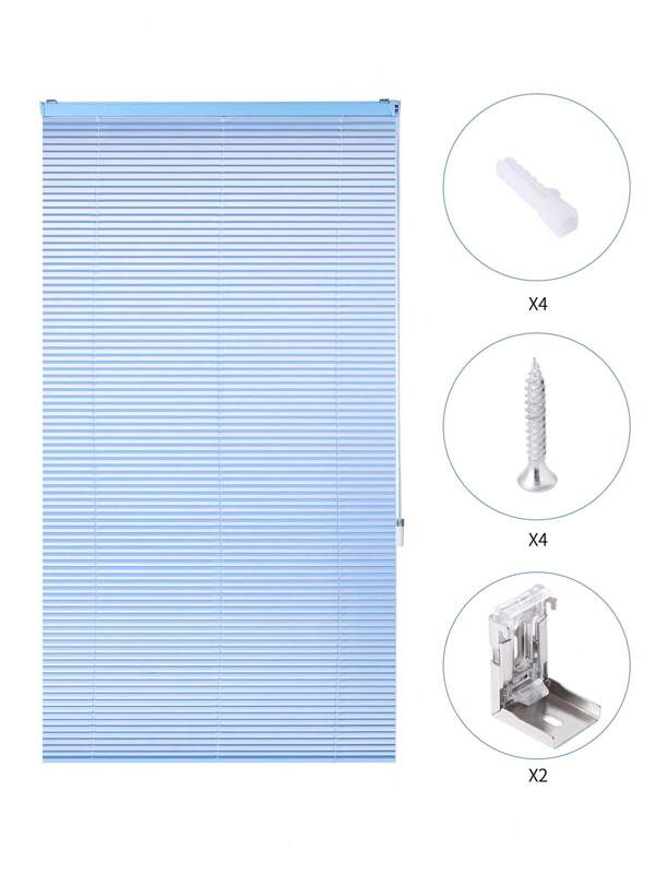 1pc New Office/Kitchen/Bathroom Household Pleated Roller Blinds, Blackout Window Curtain Roller Shade Room Decor Home Decor