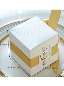 10件装方形丝带礼品盒、纪念礼品盒（带丝带）、生日活动礼品盒、派对、包装盒、礼品盒、派对珠宝包装盒、派对礼品、生日装饰、婚礼装饰、派对用品、迎婴派对、退休派对、乔迁派对、俱乐部活动礼品盒、派对用品、婚礼装饰、婚礼礼品盒 - 彩色 - 查看 2