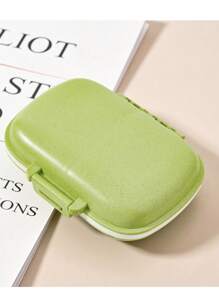 1 szt. Dostosowany 8-slotowy przenośny uszczelniony tygodniowy organizer na pigułki, pojemnik na leki odporny na wilgoć, dostosowane pudełko na pigułki podróżne - 8 przegródek etui na pigułki, przenośne codzienne pudełko na leki, do przechowywania witamin, olej rybi