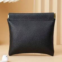 1pc. Self-Closed Head-Layer Leather Wallet. Passport And Driver's License Certificate Set. Headphone Data Cable Storage. Cash Storage Bag. Makeup Bag