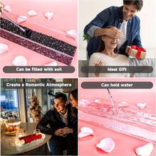 1 件透明亚克力花瓶，16 孔亚克力花瓶，可盛放鲜花，家居装饰，桌面派对装饰，万圣节和圣诞节装饰 - 無色 - 查看 6