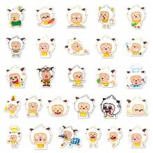 52pcs Funny Cute Cartoon Sheep Decor Sticker Set For Phone Case, Planner, Water Bottle Room Decor Wall Decor Wall Sticker Stickers