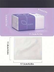 1/2/3/6片装便捷面巾纸，柔软舒适，加厚设计，纯木浆材质，适用于日常清洁、居家、旅行、商务、办公等场合，是家庭用品的理想之选。