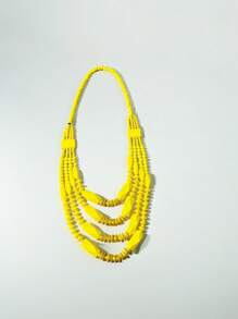 2025 New Handmade Beaded Multi-Layer Necklace, Bohemian European And American Fashion Retro Style Versatile