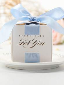 10件装方形丝带礼品盒、纪念礼品盒（带丝带）、生日活动礼品盒、派对、包装盒、礼品盒、派对珠宝包装盒、派对礼品、生日装饰、婚礼装饰、派对用品、迎婴派对、退休派对、乔迁派对、俱乐部活动礼品盒、派对用品、婚礼装饰、婚礼礼品盒 - 彩色 - 查看 5