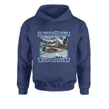 Bombardino Crocodilo Brainrot Youth-Sized Hoodie