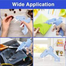 Pistola de silicona inalámbrica, pistola de silicona recargable por USB con 20 barras de silicona, kit de pistola de silicona rosa portátil de precalentamiento rápido para manualidades, artesanía, bricolaje, decoraciones y regalos de Navidad