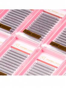 12 Rows 228PCS Premium A Shaped Spike Manga Clusters DIY Tail False Eyelashes 0.07 J D Curl 8-15mm Bottom Lash 6 7mm Natural Look Wispy Anime Cosplay Asian Style Individual False Eyelashes Extensions For Daily,Party,Makeup Tool