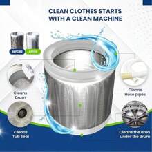 10/20/50/100pcs Washing Machine Cleaner Tablets - Deep Clean Drum And Tub, Suitable For Front Load, Top Load And HE Gaskets - Helps Remove Odor-Causing Residues, Pet Hair And Hard Water - For Septic Systems