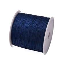 Corda de nylon de 50 m/rolo, tamanho 72, 0,8 mm, fio de nylon para tecelagem artesanal, para fabricação de joias, miçangas, acessórios para cordão de borla