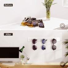 2pcs Acrylic Sunglasses Display Rack Various Glasses Office Home Decoration Glasses Storage Rack Holiday Party Gift