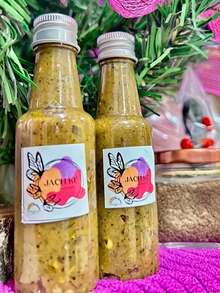 6pcs/100ml Mini Plastic Liquor Bottles With Cap And Funnel - Compact, Reusable And Leak-Proof Containers For Cocktail Parties, Weddings, And Gift Baskets - Includes Ginger And Hot Sauce Bottles