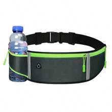 1pc Outdoor Sports Waist Bag, Running Fanny Pack, Waterproof Mobile Phone Storage Bag For Men And Women - A Sports Waist Pack With A Water Bottle Compartment And Reflective Strips. It Is Lightweight And Has A Large Capacity, Making Night Running Safer. - Multicolor - View 11