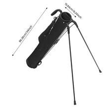 RibasuBB Premium Golf Stand Bag, Waterproof Nylon, Lightweight, Adjustable Shoulder Strap, Multi-Functional Storage, Fashionable Design, Ideal For Golf Enthusiasts - Blue and White - View 8