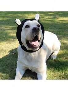 安静狗狗耳罩 防噪音 宠物耳罩 针织帽 缓解焦虑 冬季保暖耳罩 适用于中大型犬 新款 - 彩色 - 查看 2