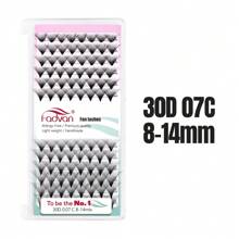 FADVAN Fadvan 120Fans Premade Fan Lashes 3D 5D 6D 8D 10D 12D 16D 20D 30D 0.07 C/D 8-14mm Volume Individual Short Stem  Eyelash Extension Makeup Supplies