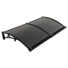 YUNRUX 120*60 Cm Brown Arched Roofing Arched Canopy With Drainage Channel - Brown - View 6