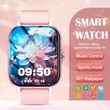 LOMAXFR Smart Watch, Wireless Calling /Dial, Multi -Sport Mode, Calling Reminder And Rejection,Information Reminder,SMS Reminder,Holiday Gifts, Birthday Gifts