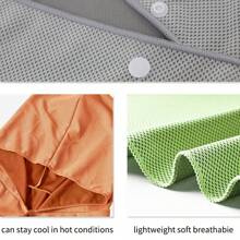 Asciugamano fresco in fibra ultra fine, mantella fresca morbida e traspirante da palestra, scialle fresco leggero ad asciugatura rapida con cappuccio, asciugamano sportivo adatto per esercizio, yoga, fitness, corsa, assorbente di sudore