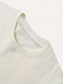 تي شيرت نسائي كاجوال بياقة طاقم وأكمام قصيرة مطبوع عليه رسم سرطان البحر، للخروج الصيفي