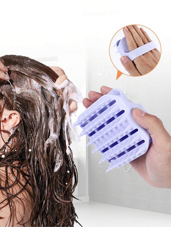 1 escova de banho multifuncional, escova de banho com massagem com bolhas, escova de cabelo, pente, ferramenta para modelar o cabelo, produtos e acessórios para cuidados com o cabelo, adequada para barbearias, salões de beleza, itens essenciais de viagem