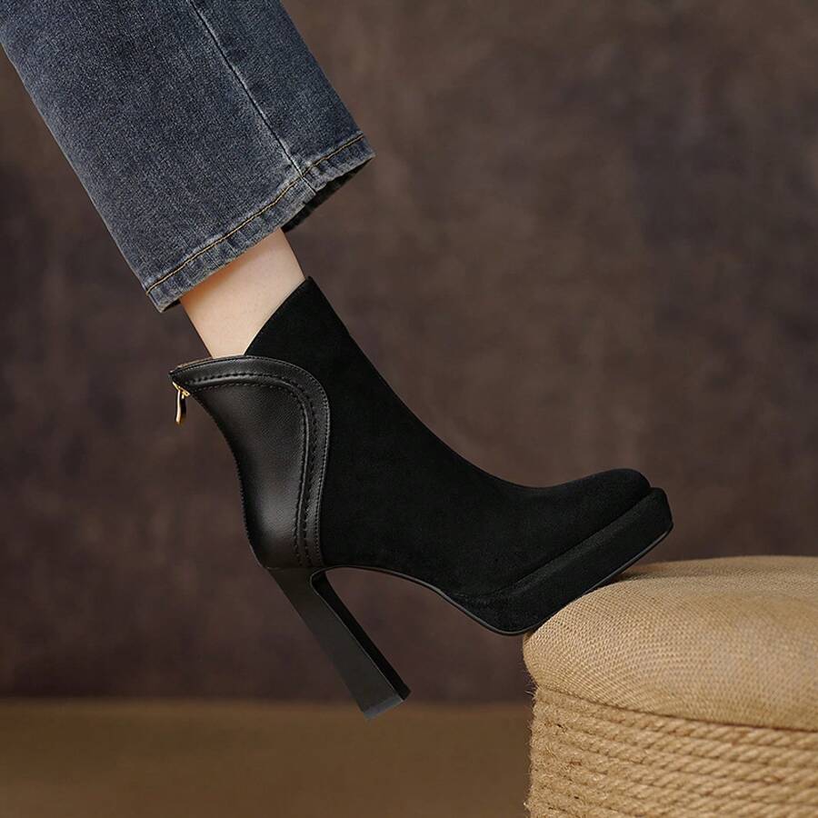 Women Ankle Boots & Booties - Preto - Ver 1