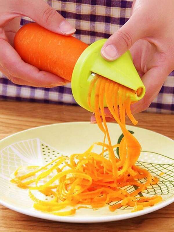 Kitchen Multi-Functional Rotary Grater Cucumber Wiper Cross Border For Creative Spiral Rotary Vegetable Cutter Wholesale
