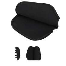 1 pieza Funda semicircular impermeable con cremallera para raqueta de ping-pong/tenis - Negro - Ver 12