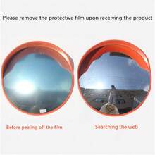 Espejo decorativo de ángulo ancho convexo y cóncavo para colgar en la pared, de 30/45 pulgadas, de estilo DIY pintado a mano, para decoración del hogar, como accesorio de fotografía para fiestas, espejo de estilo hip-hop, decoración de tienda - Multicolor - Ver 7