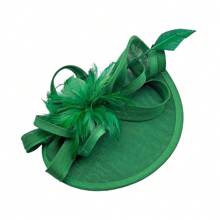 1pc Vintage Feathers Flower Arrow Fascinator Hat Women Church Kentucky Derby Fascinator Headband For Bridal Headwear Wedding Dress Hat Tea Party Accessories For Halloween Hair Accessories Women